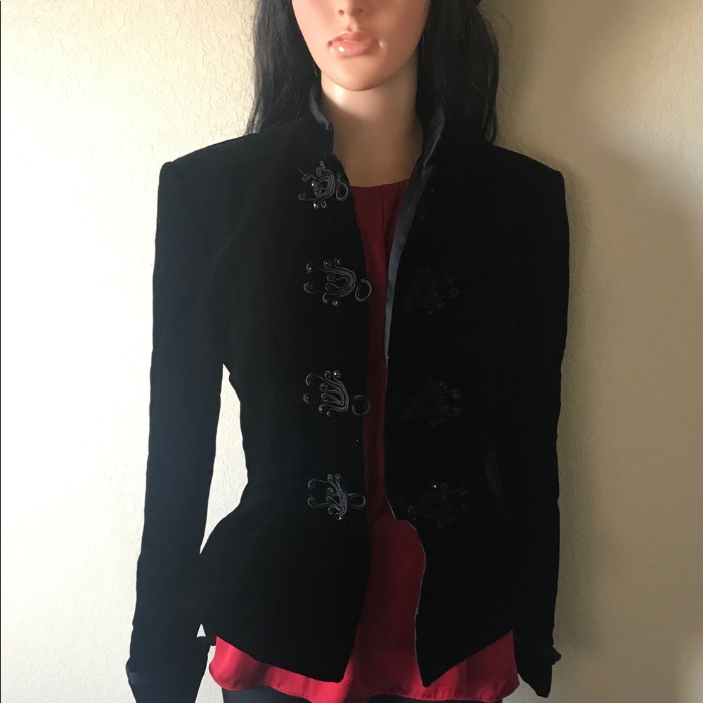 Dress Jacket With Buttons and Rhinestones